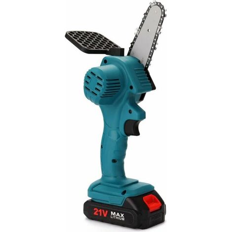Scie électrique à une main rechargeable pour mini tronçonneuse à bois (4 pouces, une batterie, une charge) (1/5)