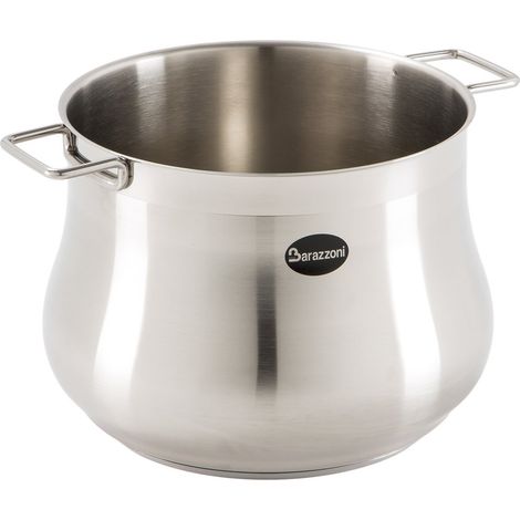 Barazzoni Tummy Pentola, Acciaio inox 18/10, Diametro cm 18, Litri 4,25. Made in Italy. (1/5)