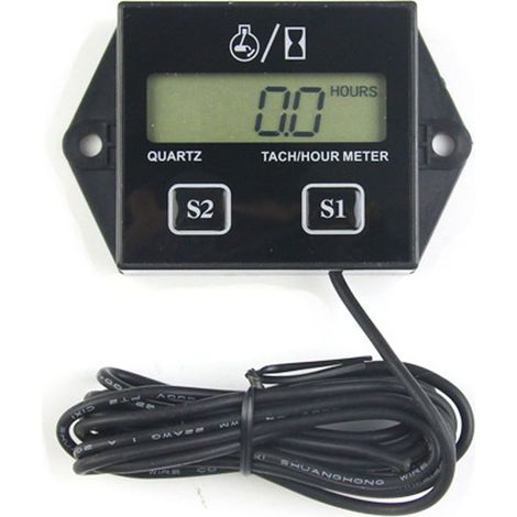 Tachymètre numérique pour moto, compteur horaire inductif pour petits moteurs 2 et 4 temps (1/5)