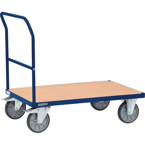 Carro plataforma área de carga L1200xB800mm STA azul zafiro Cap. 600kg TECWERK (1/3)