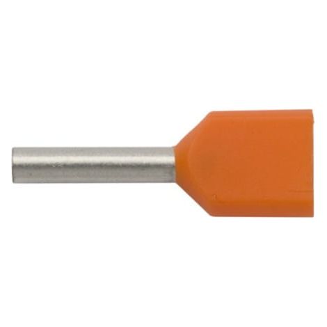 Isolierte Aderendhülse HI 2x0,5/8 orange E08KH-02020100101 /500 Stück/