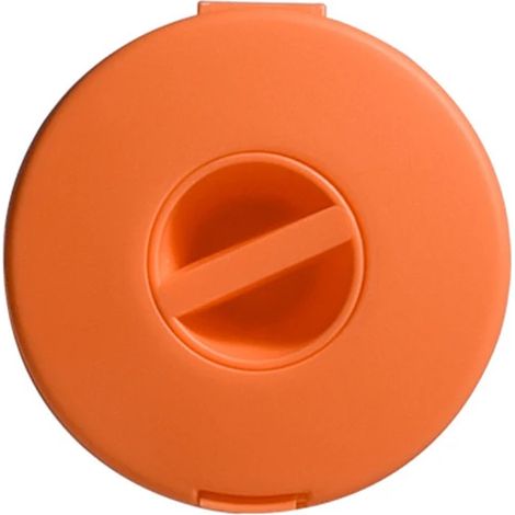 Enrouleur de câble, bobine vide, enrouleur compact pour la gestion des câbles, boîtier de rangement rétractable pour câble USB (orange) (1/5)