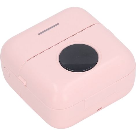 Mini imprimante thermique portable avec Bluetooth et haute résolution pour étiquettes à code QR (rose) (1/5)
