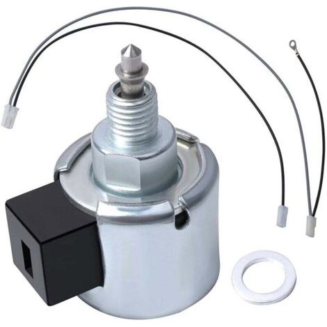 846639 Elettrovalvola di intercettazione del carburante con guarnizione di ricambio per motore da giardino Briggs & Stratton FS-33R877-A1 (1/4)