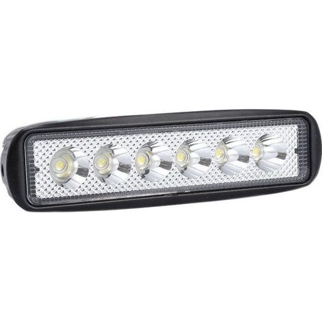 Phares LED 2 Pack 6 pouces 18W projecteur longue portée moto travail lumière 12V 24V voiture tout-terrain 4x4 camion ATV SUV camion (1/4)