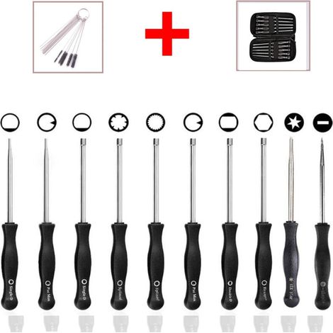 Set di 10 cacciaviti per la regolazione del carburatore a 2 tempi, strumento di regolazione del carburatore per piccoli motori (1/4)