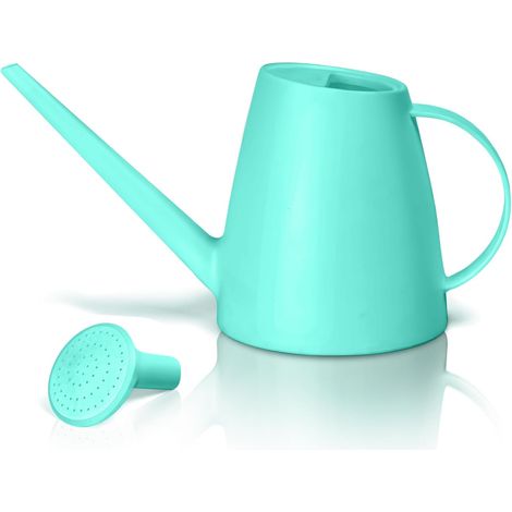 Kunststoff-Gießkanne – ideal für die Pflanzenpflege zu Hause – 1/2 Gallone – Blau