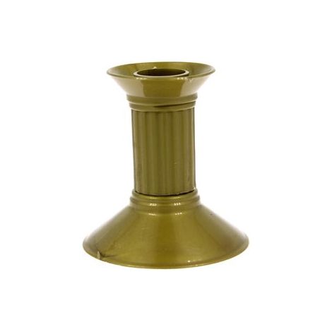 Portacandele in plastica da 10 cm, 1 pezzo, color oro