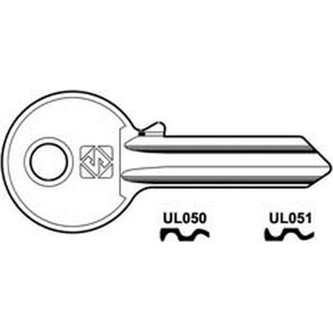 100PZ CHIAVI PER CILINDRI UNIVERSAL 5 SPINE GRANDI IN ACC. NICH. - UL050 DX