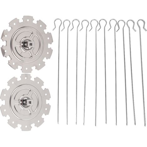 2 pièces Plaque de Chaleur en Acier Inoxydable pour Barbecue à Gaz, Pièces de Rechange pour Charbroil 463230710 463320109 (1/5)
