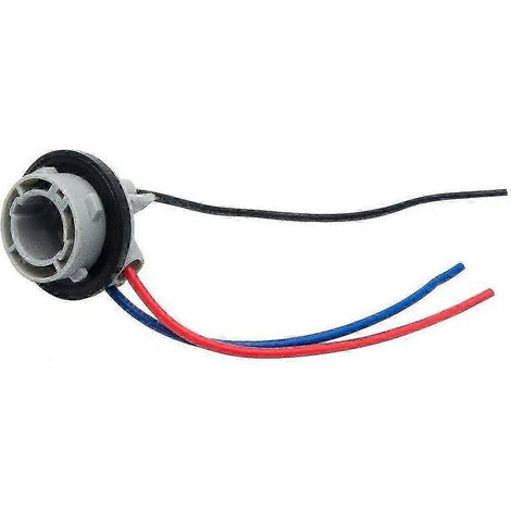 Connecteur de base d'ampoule de feu arrière pour feu stop, accessoires automobiles en plastique (multicolore) (1 pièce) (1/4)