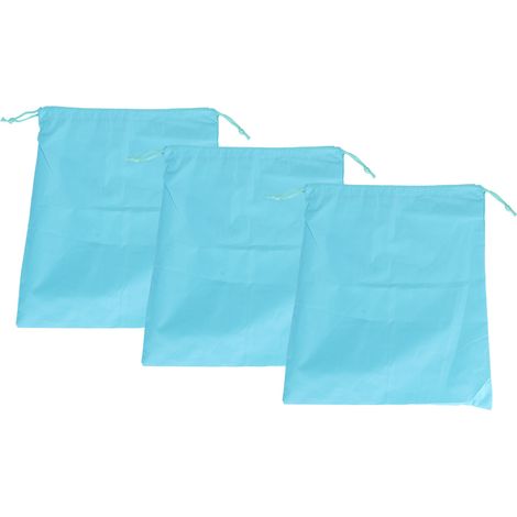 Lot de 3 Sacs à Cordon en Nylon Imperméable Anti-Poussière Grande Capacité pour Rangement Vêtements Chaussures (1/5)