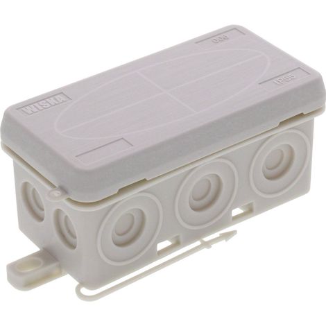 Wiska 10109426 Abzweigkasten (L x B x H) 86 x 44 x 41 mm Lichtgrau (RAL 7035) IP55 1 St.
