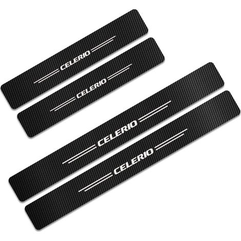 (Pour Celerio) Autocollants décoratifs de seuil de porte pour Suzuki Swift,Jimny,Ignis,Alto,Samurai,Baleno,Grand Vitara,Celerio,Ciaz,Ertiga,S-Cross,SX4 (1/3)