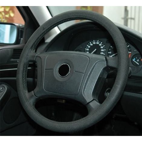 Cartrend Lenkradhülle Grand Prix schwarz Lenkradbezug