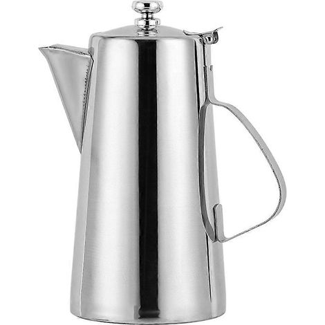 Pichet à eau froide de 2 litres en acier inoxydable, bouteille de stockage d'huile alimentaire, bouteille d'huile de cuisine ergonomique (1/5)