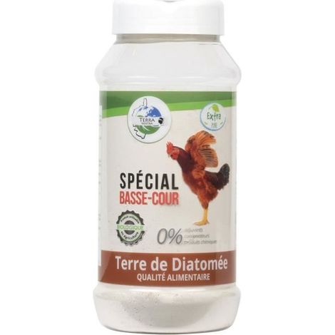 TERRA NOSTRA Terre de diatomee Speciale Basse Cour - Qualite Alimentaire - Poudreuse 300 g (1/2)