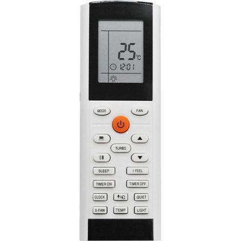 Control remoto para el aire acondicionado Tadiran ZACS-07 HPF, modelos YACIFB, YAC1FB, YAC1FB6 y YAC1FB9. (1/4)