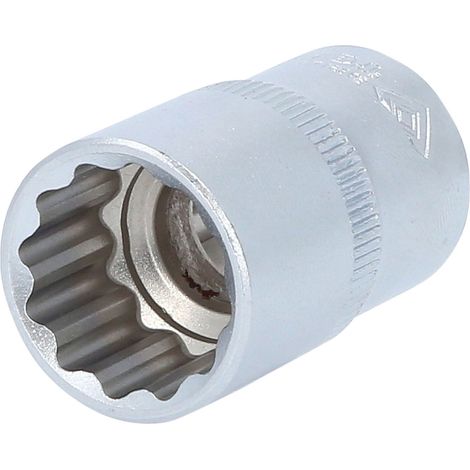 BRILLIANT TOOLS 1/2" Vaso doce puntas 17 mm - BT022417 (1/4)