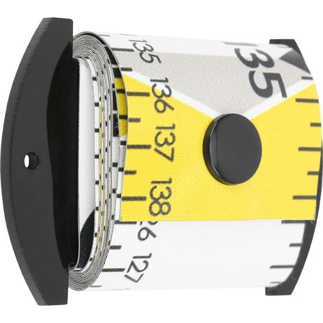 Fish Measuring Ruler 138x5cm, Precise Measuring Tool, Folding PVC Fish Tape Measure for Catch Size, Portable Tackle Box Accessory (YELLOW) (1/5)