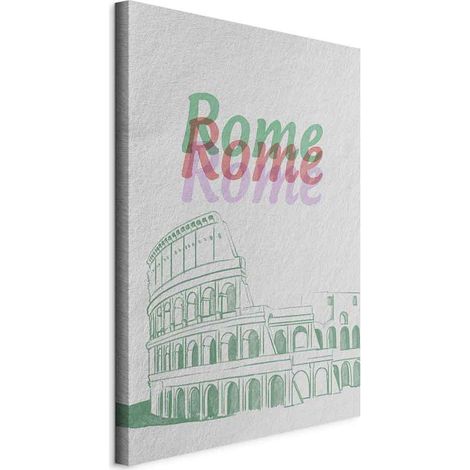 Dipinto - Roma ad acquerello (1 parte) verticale (1/5)