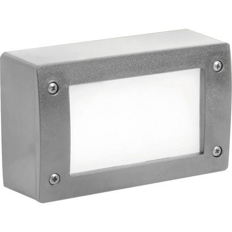 Aplique de pared DEVON Rectangle S GX53 3,20 W 405/410/410 lm 3000 K/4000 K/6500 K CRI80 IP66 Gris (1/2)