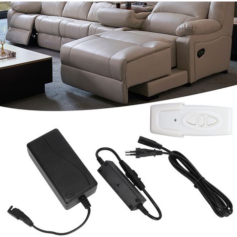 Bouton sans fil pour lit électrique 433.92, télécommande pour canapé électrique à moteur unique, prise 100-240 V EU (1/5)
