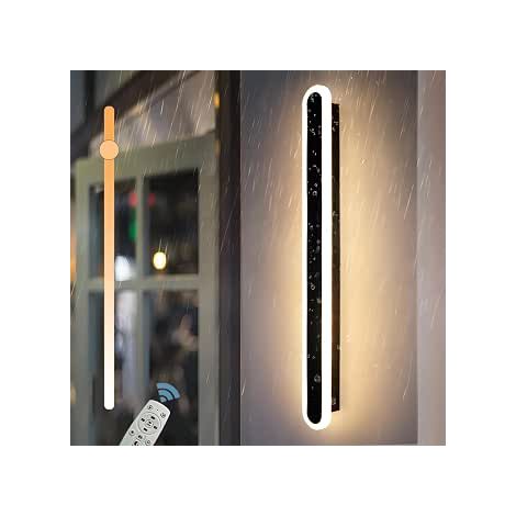 Applique murale LED extérieure longue 60 cm 24 W avec télécommande (1/5)
