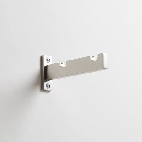 Madura 7982 Support berceau double pour Tringle à Rideau ALMA Gris clair 1,9x17,5 cm (1/2)