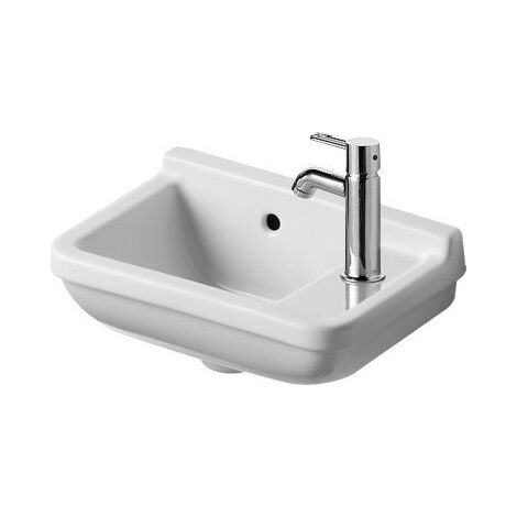 Duravit STARCK 3 lavabo con rebosadero 400x260mm 1 orificio para grifería blanco