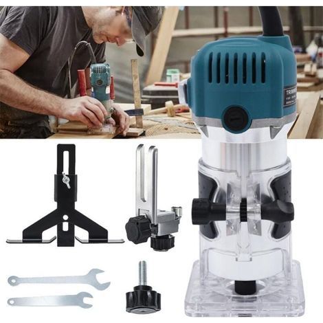 800W electric hand-held lawnmower, wood laminator, spindle moulder, carpenter's tool, cutting tool, grooving machine, engraving machine, 30,000 rpm (1/4)