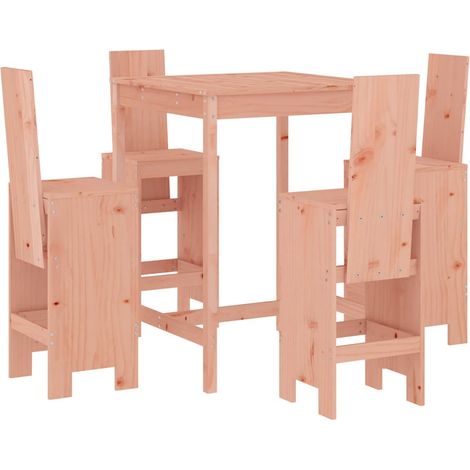 Maison Exclusive - Set da Bar da Giardino 5 pz in Legno Massello di Douglas