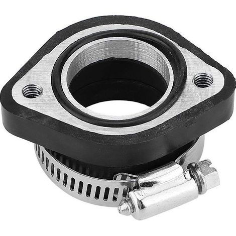 Colector de admisión del carburador de motocicleta, junta del cebador del carburador, adaptador de goma para carburador VM24 de 28 mm de diámetro interior (1/5)