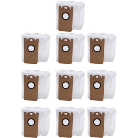 Sac À Poussière - Pour Robot Aspirateur Viomi S9 - Papier Composite Double Filtration - Jetable - 10 Pièces (1/5)