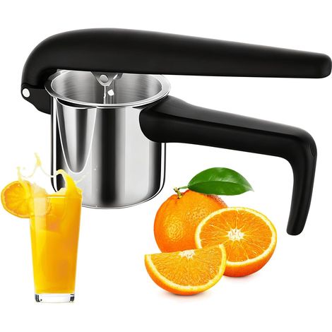 Presse agrumes manuel en acier inoxydable pour citron et citron vert outil de cuisine 28 × 15,5 cm (1/5)