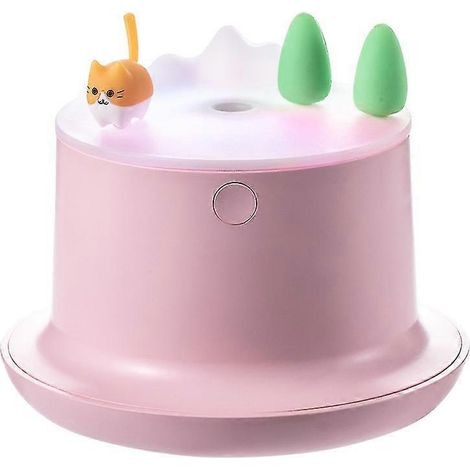 Petit humidificateur, humidificateur mignon, humidificateur pour bébé avec lumières colorées, mini humidificateur, chambre (1/5)