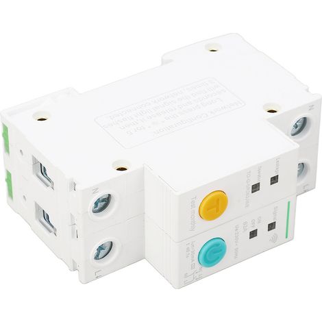 Intelligenter WLAN-Leistungsschalter 2-polig, kleiner Schalter PA66, 32 A, 230 V, 30 mA, Fehlerstromschutzschalter (1/5)