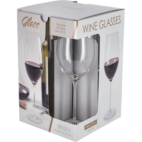 GLASS copas vino 540 ml , Copas vino 540 mlMarca GlassDescubra la mejor experiencia de bebida con este juego de 4 copas de vino de 540 ml, perfectas para servir vino tinto
