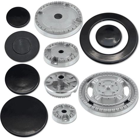BOSCH SPARTIFIAMMA SMALTATI NERI LUCIDI BRUCIATORI CORONA KIT B 3219 + B 0239 (1/2)