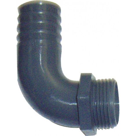 COUDE 90° CANNELE PP MALE 1''1/4 x 30 RENSON