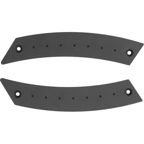 Poignée de porte intérieure aluminium 1 paire, poignée de portière remplacement noir, accessoire auto, kit de poignées internes véhicule (1/5)