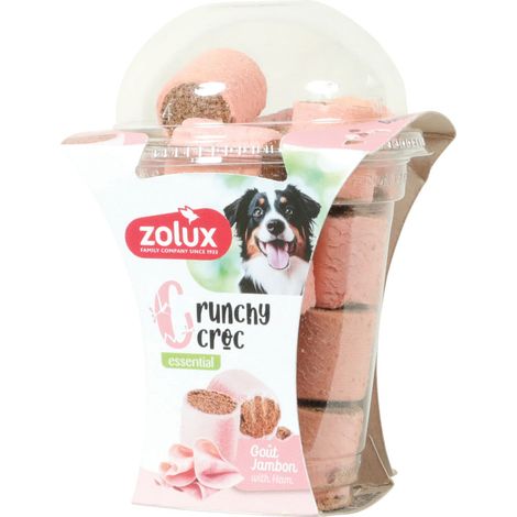 Friandises Crunchy Croc Jambon XL 240 g pour grand chien - zolux
