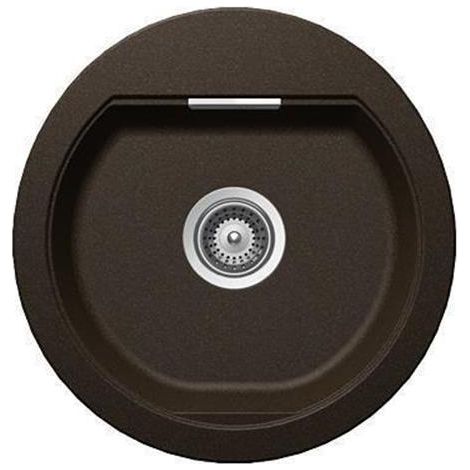 Schock Einbauspüle Cristadur Mono R-100 A Bronze BRO Exzenterbedienung (1/3)