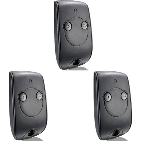 Compatible Somfy 1841026 - Télécommande Keytis RTS 2 canaux pour contrôler 3 Moteurs RTS de portails et Portes de Garage
