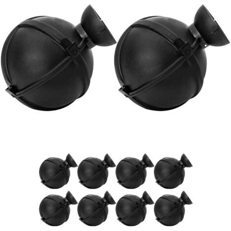 Lot de 10 boules universelles pour jardinage, outils et greffage (8 cm) — Adaptées aux branches de 0,8 à 2 cm de diamètre — Ventilées et autobloquantes