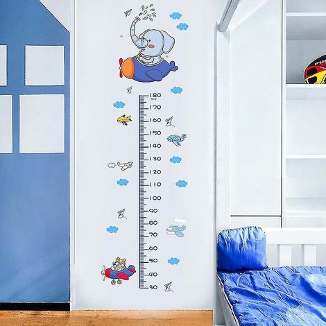 Dekorativer Wandaufkleber fürs Kinderzimmer: Größenangaben (Elefantenmotiv) (1/5)