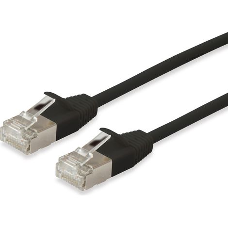 Equip Patchkabel Cat6A FFTP 2xRJ45 0.25m sw Slim LSZH