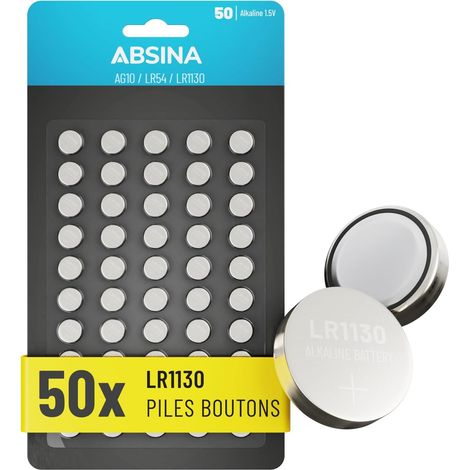 Pile LR1130 AG10 LR54-1,5V Alcaline étanche & Longue durée (1/5)