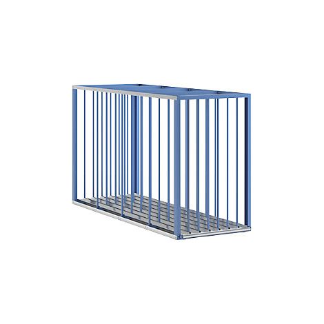 Caja para almacenar chapas  H x L x A 1750 x 1100 x 3000 mm 