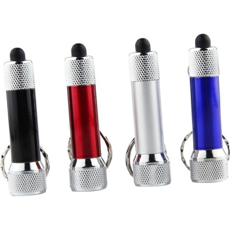 jojofuny 10pièces Lampe De Poche LED Mini Portable Porte-clés pour Camping Voyage Randonnée Lampe Torche Compacte